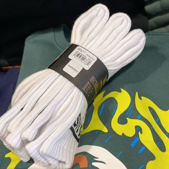 Vans Socks 3 pairs set CREW VANS.
"OFF THE WALL" White/White
NWT - Picture 5 of 16